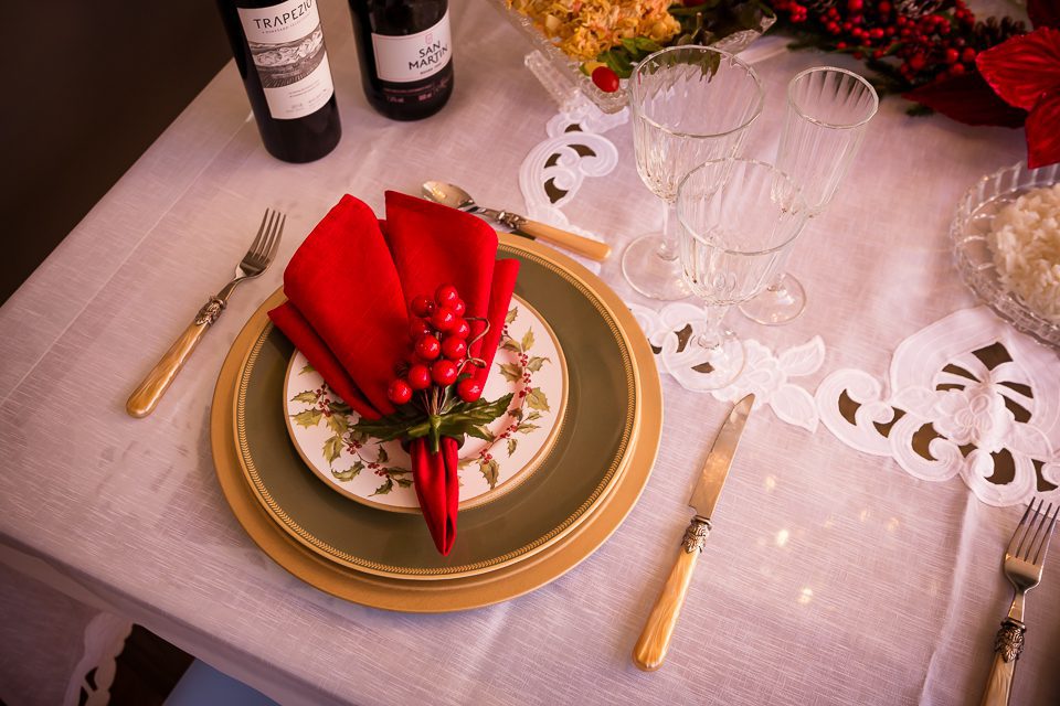 mesa posta de natal