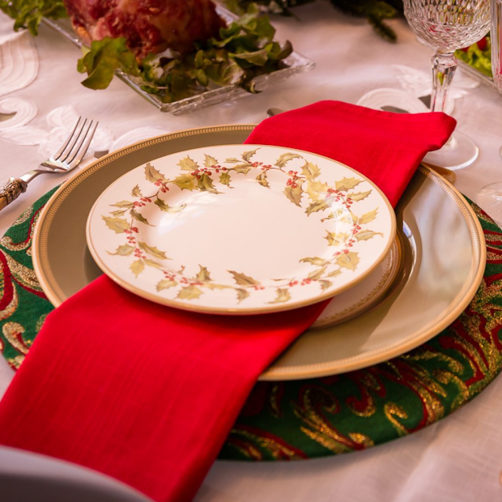mesa posta de natal