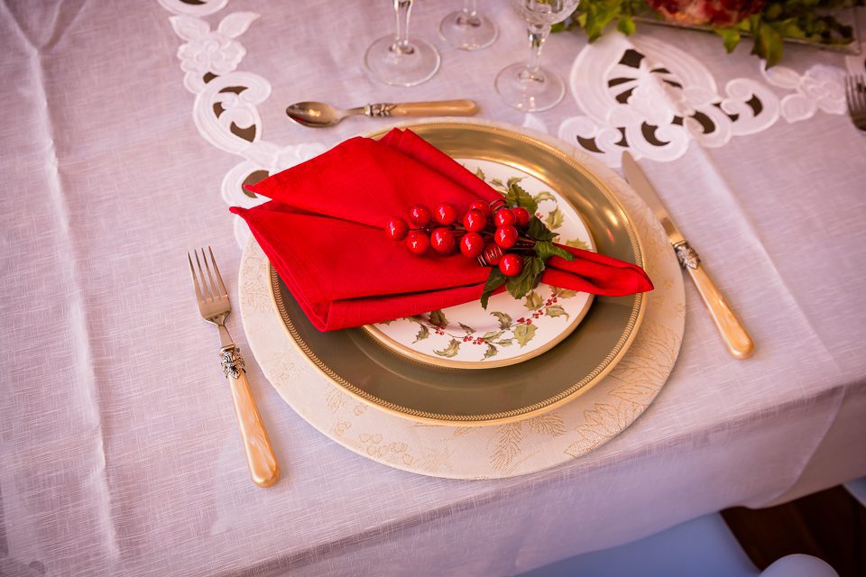 mesa posta de natal