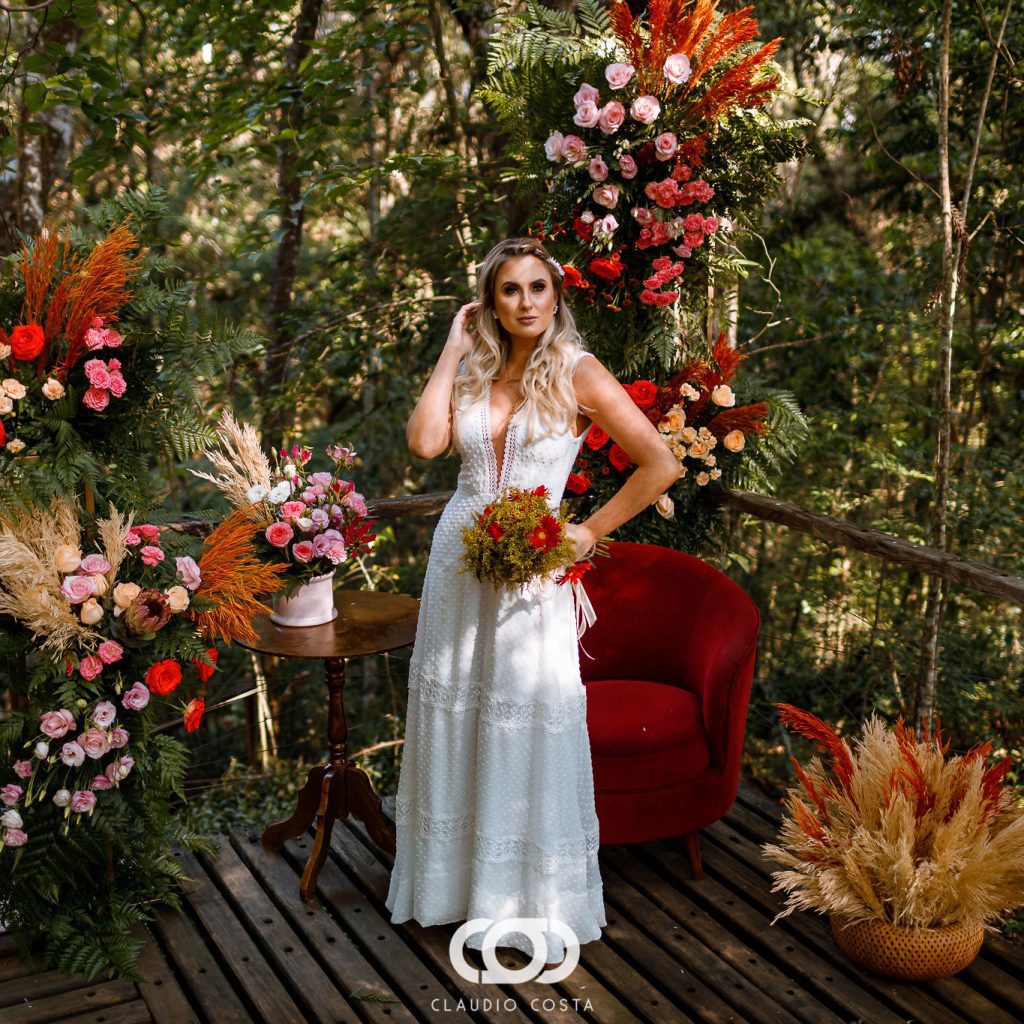 vestido casamento civil