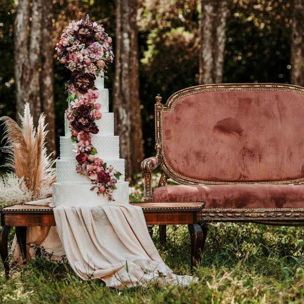 bolo fake de casamento