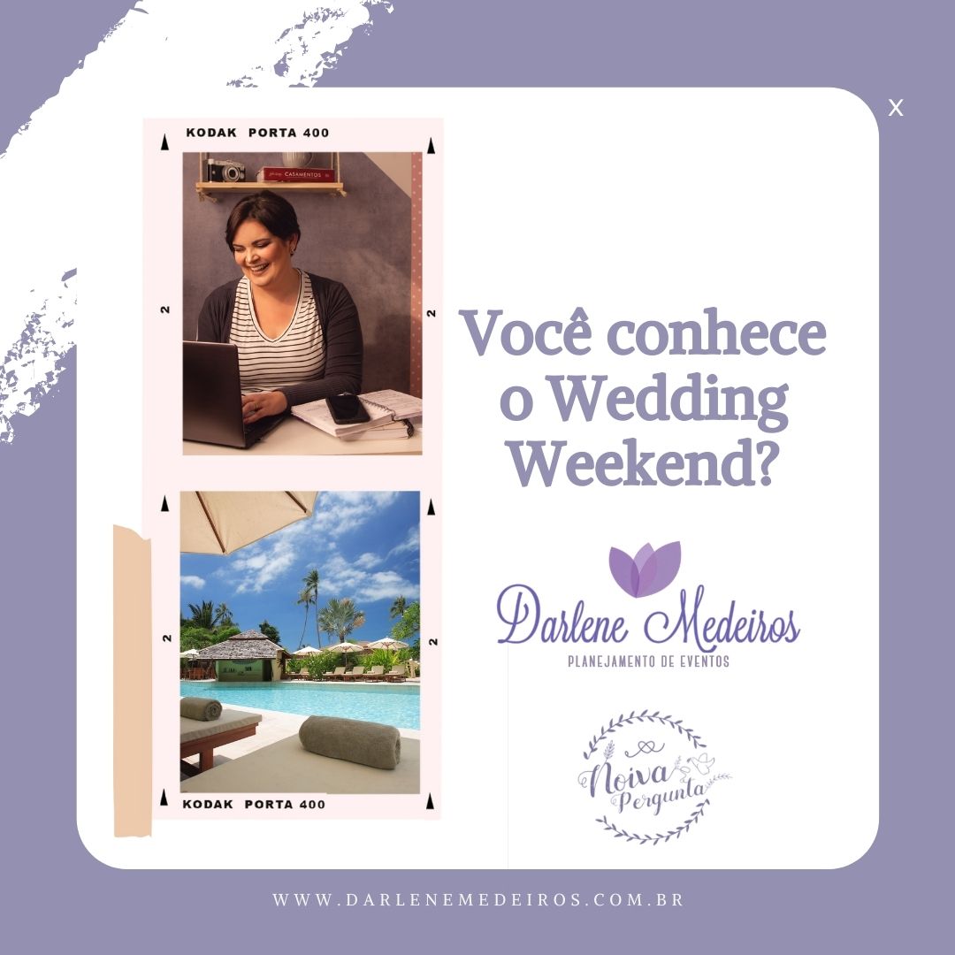 Nosso novo e-book: Wedding Weekend