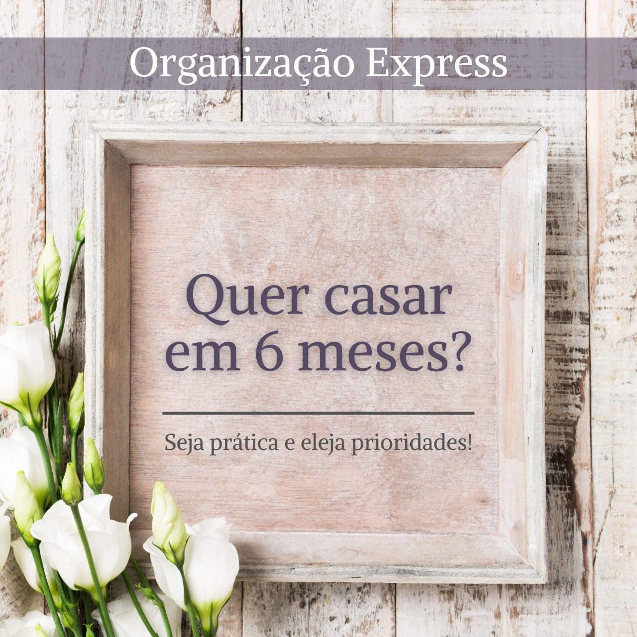 Planejar casamento 6 meses