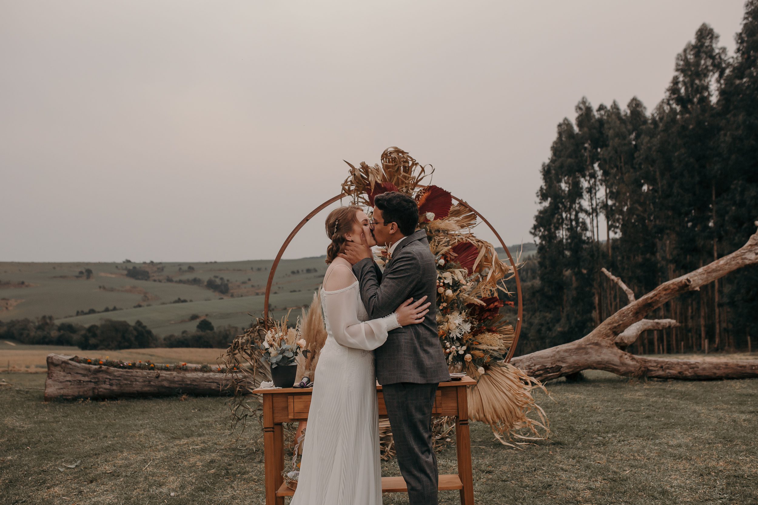 Casamento ao ar livre