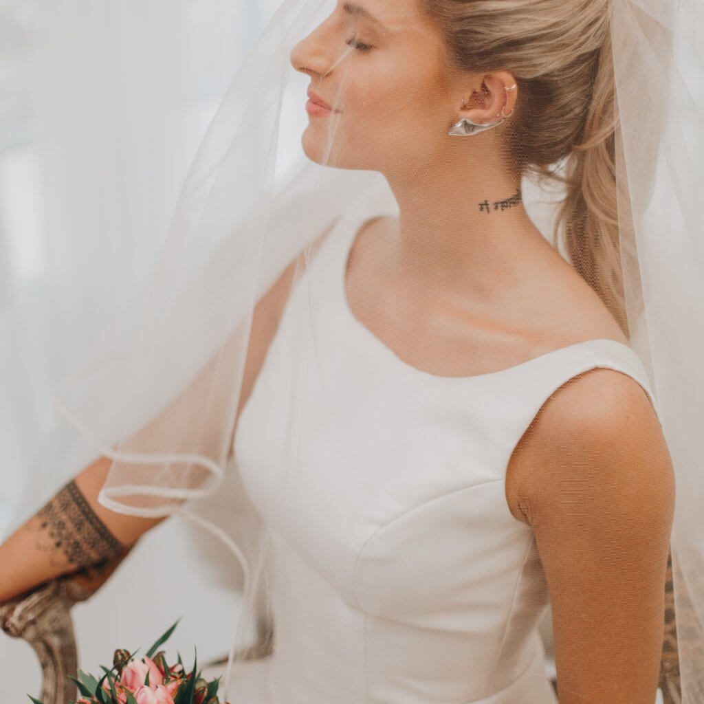penteado preso noiva