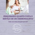 valor cerimonialista de casamento