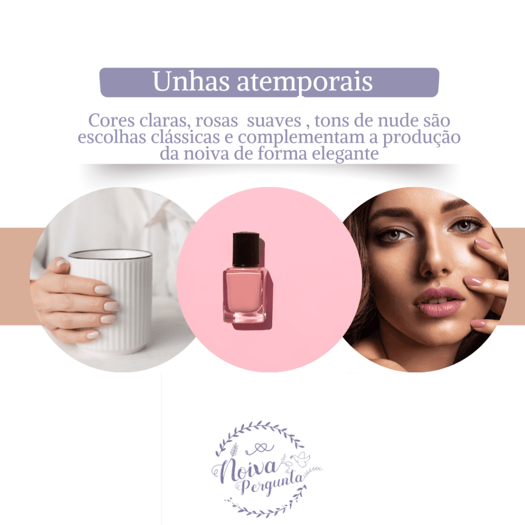 unhas de noivas