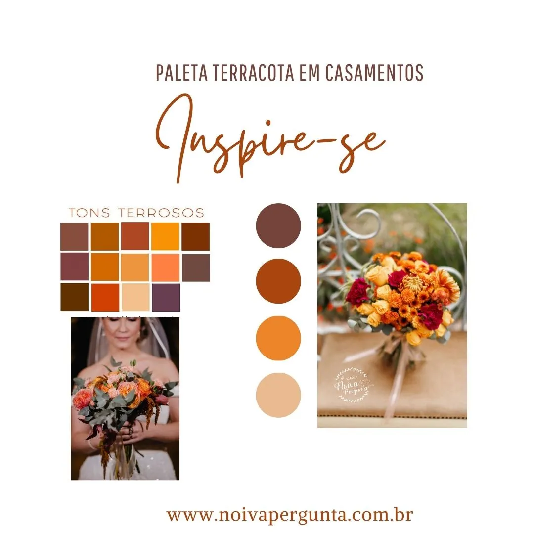 Paleta Terracota em Casamentos
