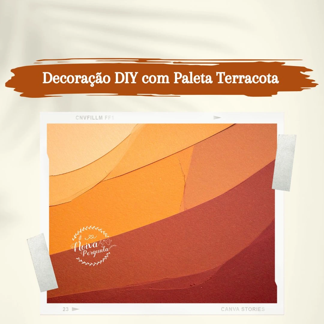 Decoração DIY com Paleta Terracota