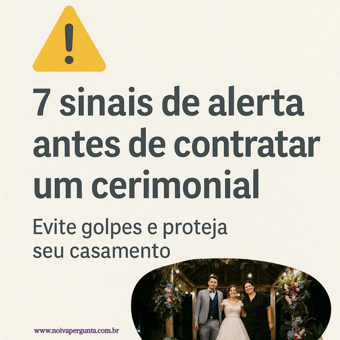Como contratar uma cerimonialista com segurança